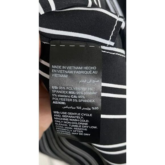 CHICO'S Travelers Contrast Trim Trench Coat Women’s Chico’s Size 0/4-6 - Picture 7 of 9